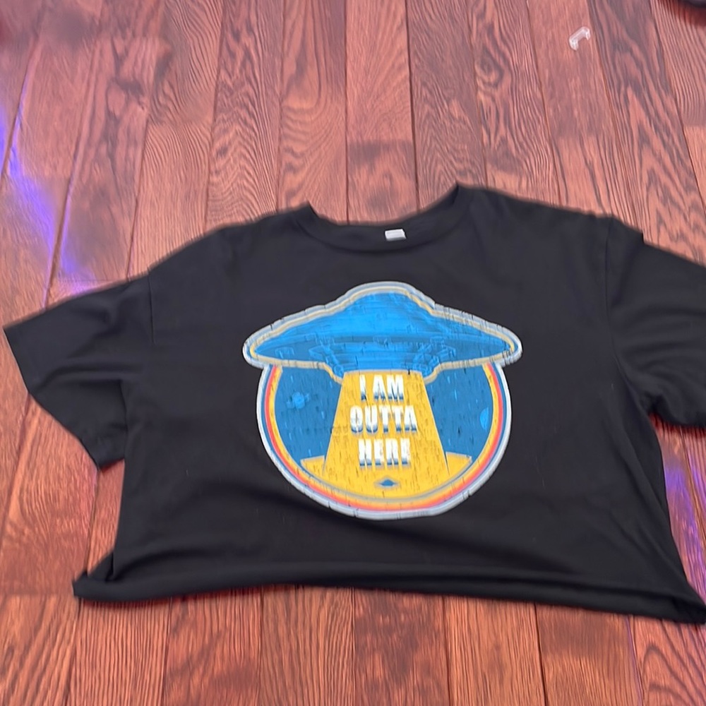 Funny Cropped Shirt